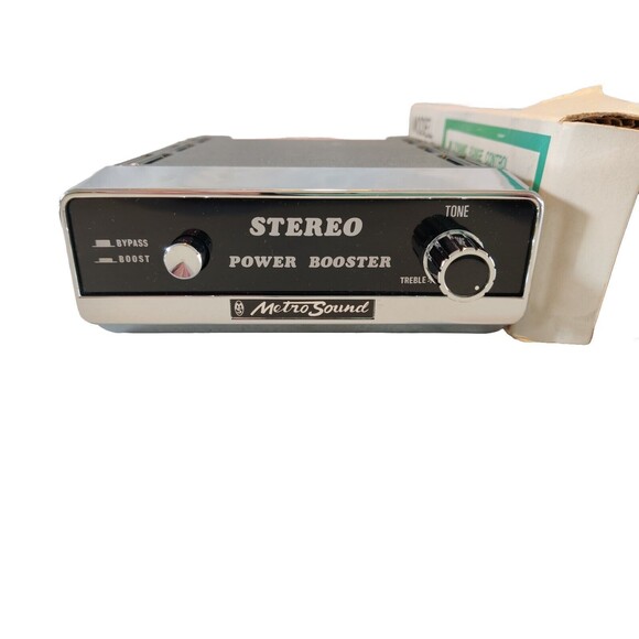 Vintage MetroSound Car Power Amplifier Model MS-60 With Original Box - Picture 3 of 14